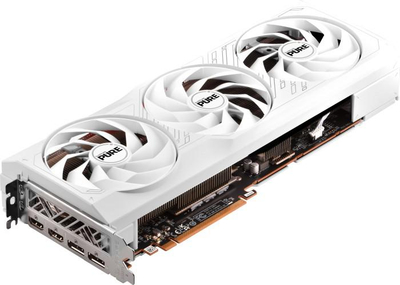 Kartë grafike Sapphire Pure AMD Radeon RX 7900 GRE, 16GB, RDNA3, e bardhë
