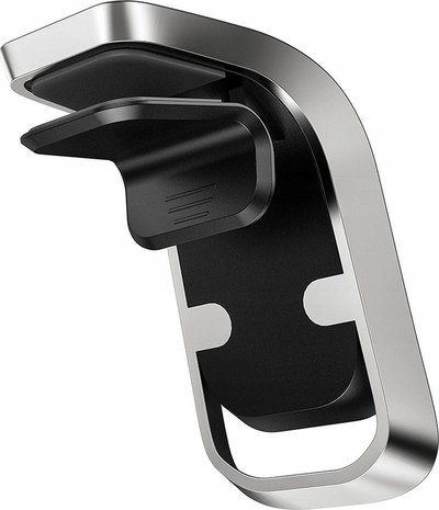Mbajtës magnetik makine Hoco CA74, karikues wireless për iPhone, ngjyrë argjendtë