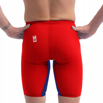 Kostum noti garash Speedo Fastskin LZR Pure Valor 2.0, për burra, i kuq me blu