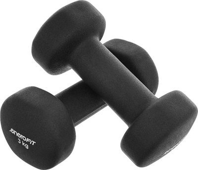 Set peshash dore Enero Fit Neoprene Dumbbells, 2x3kg, neopren