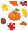 Dekor dritareje LearnHow Autumn, set 8 copë, letër 300g, shumengjyrëshe