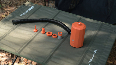 Pompë elektrike kampingu Aerogogo Giga Pump, 2000mAh, USB C, gri