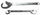 Set çelësash grep Topex 35D251, 2 copë, 9-32mm, metalik