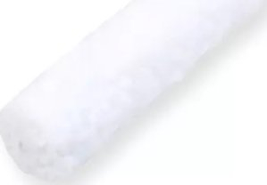 Ролер за боја QPT Microlon, 10 cm, дијаметар 17 mm, бел