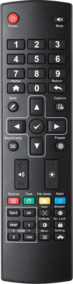 Ekran me prekje Optoma 3862RK, 86", UHD 4K, Android 11, i zi
