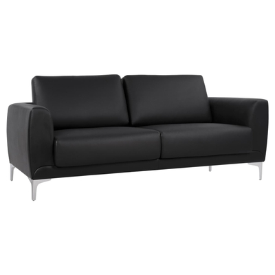 Set dhomë ndenjeje Kenzie 2-pjesësh HM11284.01, zezë