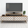 Komodë TV Hommy Craft City, 140x48.8x41.8cm, dru arrë, e bardhë