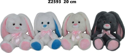 Lepur pellushi SA Sun Day, 20cm, me fjongo, ngjyra mikse