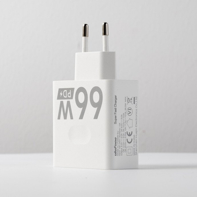 Karikues muri Ulefone 66W, USB Type C, karikim i shpejtë, i bardhë