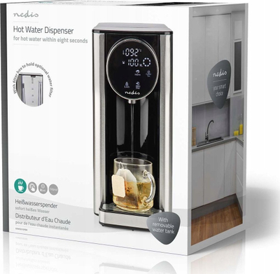 Shpërndarës uji Nedis KAWD310FBK, 2.7L, 7 temperatura, i zi