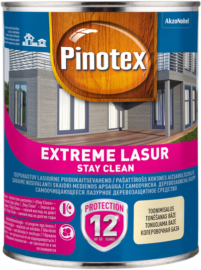 Боја за дрво Pinotex Extreme Lasur, 1L, полумат, боја Oregon