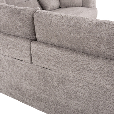Divan këndor Symmet 314×314×90–102 cm (HM3269.01), gri