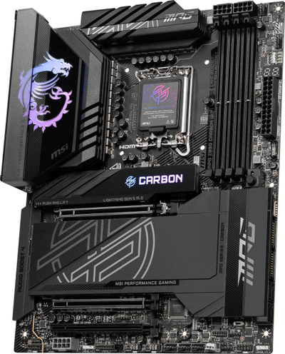 Pllakë amë MSI MPG Z890 Carbon WiFi, Intel LGA 1851, ATX, e zezë