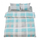 Set shtrati King Size Square, 100% pambuk, 92 GSM, shumëngjyrësh