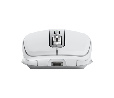 Maus Logitech MX Anywhere 3S, wireless, Bluetooth, gri e hapur
