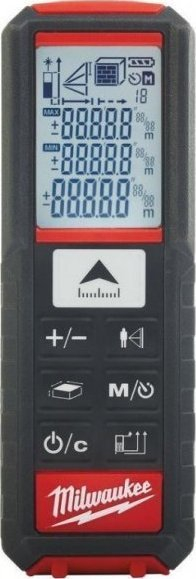 Matës distance me lazer Milwaukee LDM 50, rreze 0.05 – 50 m, saktësi ±1.5 %, i zi
