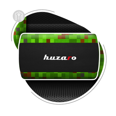 Karrige lojërash për fëmijë Huzaro Ranger 6.0 Pixel Mesh, 130 kg, 100-160 cm, e zezë