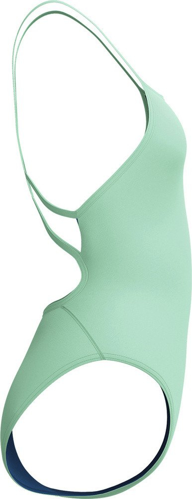 Kostum noti Speedo Club Training Solid Web Back, femra, jeshile