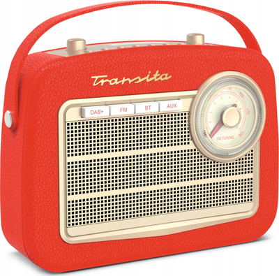 Radio portabile TechniSat Transita 130, DAB+, Bluetooth, e kuqe