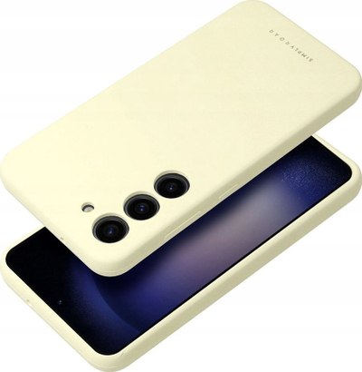Kapak telefoni Roar Cloud Skin për Samsung Galaxy A35 5G, silikon, e verdhë e çelët