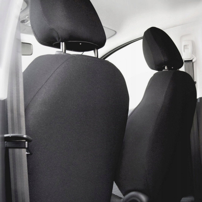 Mbulesa universale për ulëse veture, set komplet, kompatibile me airbag anësor, të zeza