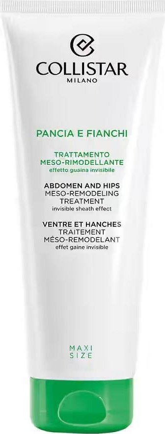 Krem trupi Collistar Meso-Remodeling për bark edhe ije, trajtim për barkun edhe ijet, 250ml