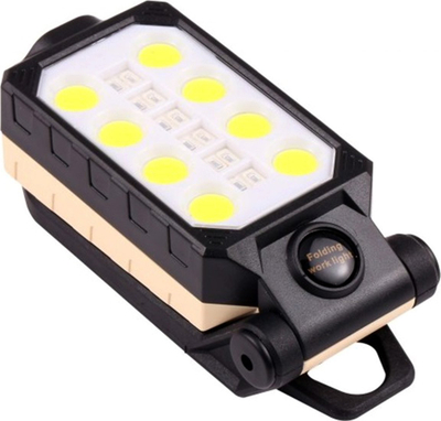 Llambë pune ZD91, LED COB, rikarikueshme me USB, e zezë
