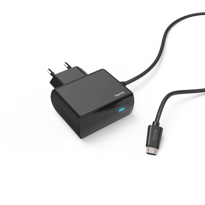 Karikues Hama micro USB,5V, 2.4 A, fast charge, 183247