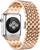 Rrip çeliku për Apple Watch 42/44/45/49 mm, ari rozë
