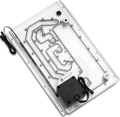 Distroplate Bitspower Sedna O11DS për Lian Li O11 Dynamic Mini, ARGB, transparent