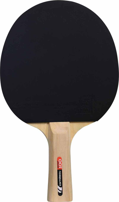 Raketë pingpongu Cornilleau Sport 100, për fillestarë, e kuqe