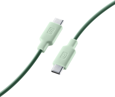 Kabllo karikimi Cellularline USB C në USB C, 1m, jeshile