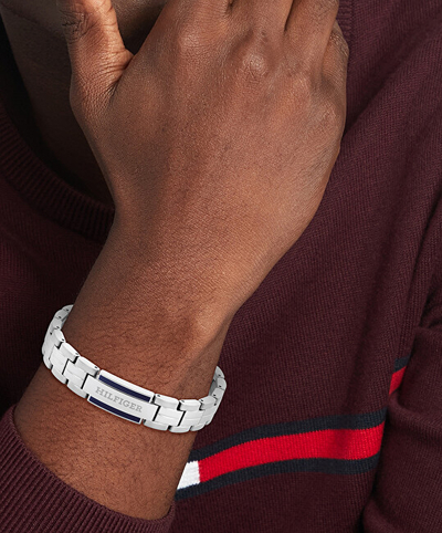 Byzylyk për meshkuj Tommy Hilfiger Parker 2790600, i argjendtë