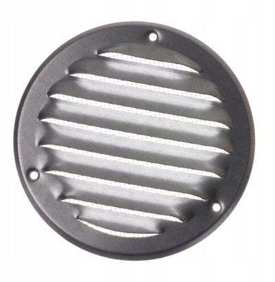 Grilë ventilimi jashtë Euro3plast, 100mm, e rrumbullakët, zink