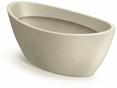 Саксија за цвеќе Aria Flower Pot Oval, 40 x 20 x 16 cm, боја песок