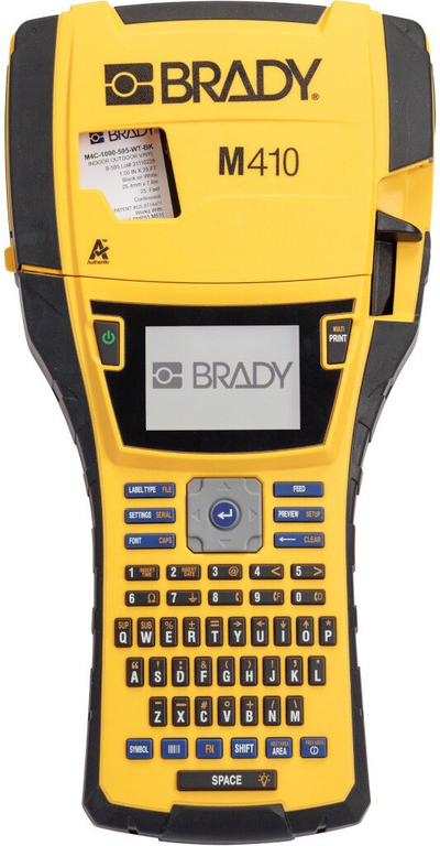 Printer etiketa dore Brady M410 322717, gjerësi maksimale etikete 25.4 mm, EU, i verdhë e zi