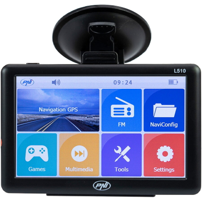 Navigacion GPS PNI L510, ekran 5", 8GB, FM transmitter