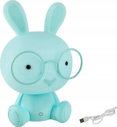 Dекоративна ноќна ламба GOLDLUX Rabbit LED, 2.5W, топло сина светлина, со USB C