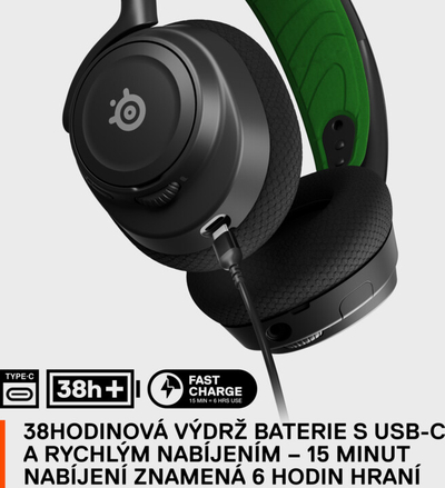 Слушалки SteelSeries Arctis Nova 7X, црна боја