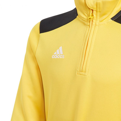 Тренинг блуза adidas Regista 18 JR, материјал climalite, со краток патент, жолта