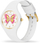 Orë dore për fëmijë Ice Watch Fantasia Butterfly Lily, e bardhë