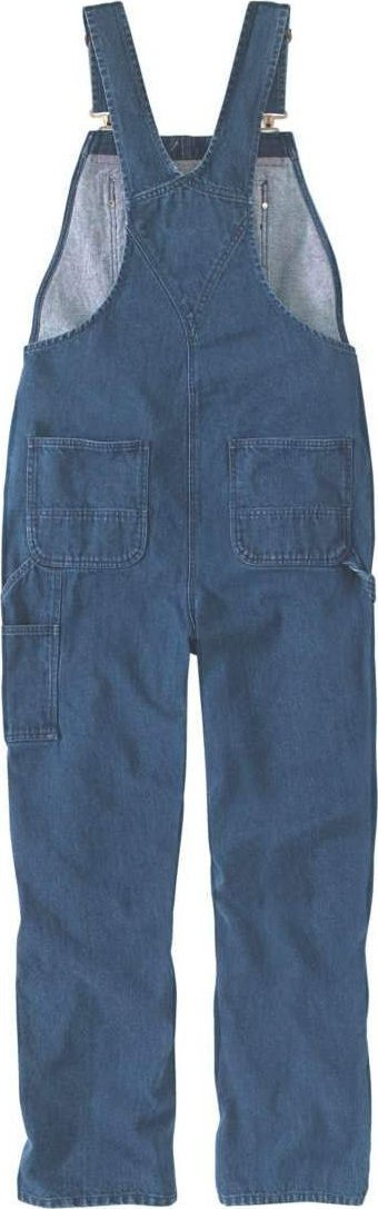 Tuta xhins me tiranta Carhartt Loose Fit Denim Bib Overall, 30W 34L, ngjyra Darkstone