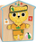 Puzzle druri për kalamoj Dressup Mix, set me figura, shumëngjyrësh