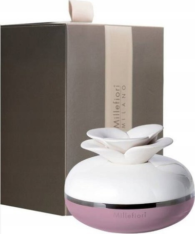 Difuzer aromash Millefiori Pink Flower, qeramik, dekorativ, rozë