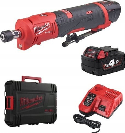 Mulli i drejtë Milwaukee M12 FUEL 4933471436, 12V, 21000 rpm, i kuq e zi