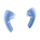 Kufje wireless Acefast T9, Bluetooth 5.3, in-ear, blu
