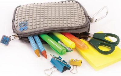 Portofol Pixie Crew Small Pouch PXA-08-68, silikon me pika pixel, gri