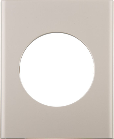 Kornizë prizë Legrand Céliane Materials 069111, 1 vend, përfundim velvet nickel, ngjyrë nikeli mat