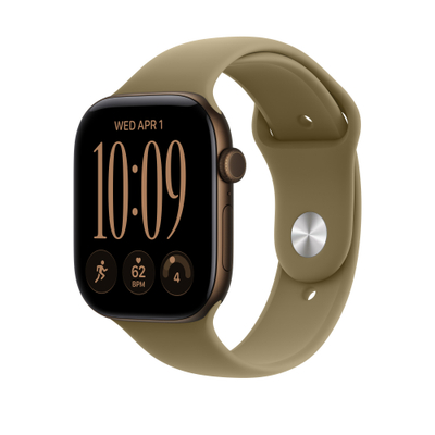 Apple Watch 46mm Olive Sport Band, S/M