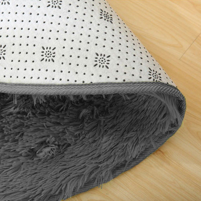 Tapet rrumbullak Strado Round Shaggy Rug, 300x300 cm, antirrëshqitës, gri